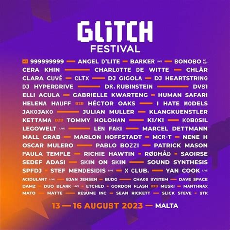 glitch festival malta 2023.